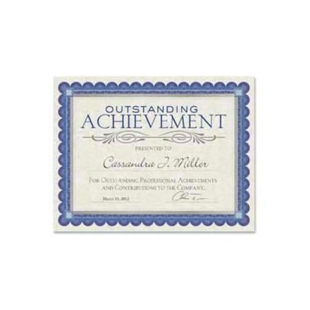 SOUTHWORTH COMPANY Southworth¬Æ Foil Enhanced Parchment Certificates, 8-1/2" x 25", Ivory, 15 Sheets/Pack CT1R